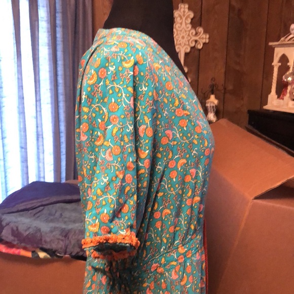 Beautiful Long Women’s Dress with Tassels - Picture 8 of 15